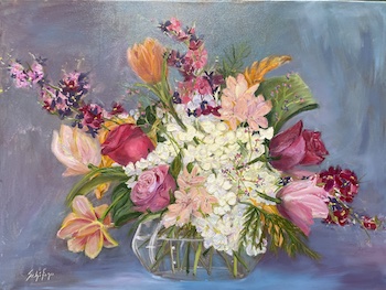 painted bouquet