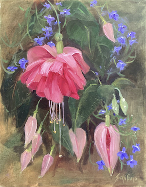 Kath Schifano fuscia flower